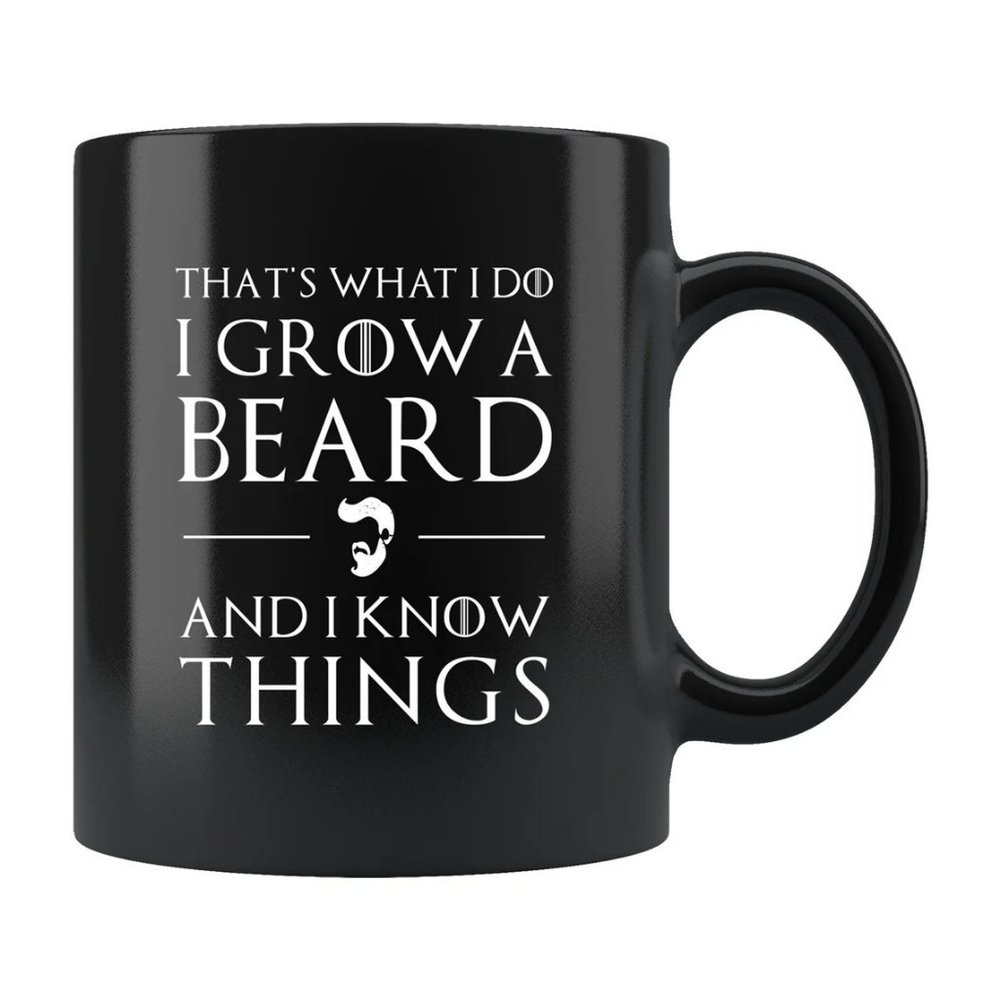 Funny Mug For Man, Beard Coffee Mug, Tea Cup, Funny Beard Quote Gift